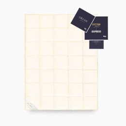 Kołdra puchowa 90% 200x220 Dream całoroczna 1500g kremowa AMZ