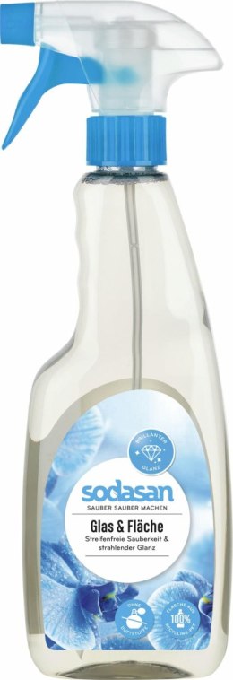Płyn do mycia Szyb i powierzchni szklanych 500ml. spray Bio Sodasan
