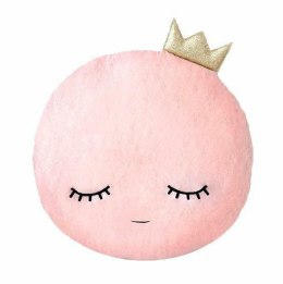 Poduszka dekoracyjna 35 cm Petit Royal różowa pluszowa przytulanka Domaex