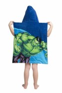 Poncho dla dzieci 50x115 Avengers 2626 granatowe ręcznik z kapturem Poncho dla dzieci 50x115 Avengers 2626 granatowe ręcznik z kapturem