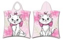 Poncho dla dzieci 50x115 Kotka Marie Cat 2589 różowe ręcznik z kapturem Poncho dla dzieci 50x115 Kotka Marie Cat 2589 różowe ręcznik z kapturem