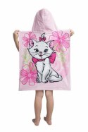 Poncho dla dzieci 50x115 Kotka Marie Cat 2589 różowe ręcznik z kapturem Poncho dla dzieci 50x115 Kotka Marie Cat 2589 różowe ręcznik z kapturem