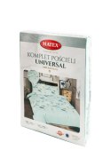 Pościel bawełniana 160x200 Kwiaty miętowa Universal Matex Pościel bawełniana 160x200 Kwiaty miętowa Universal Matex