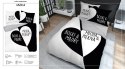 Pościel bawełniana 160x200 Młoda Piękna&Boski Mądry biała czarna szara 4320 A Home 130 Pościel bawełniana 160x200 Młoda Piękna&Boski Mądry biała czarna szara 4320 A Home 130