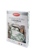 Pościel bawełniana 220x200 Liście palmy zielona Universal Matex Pościel bawełniana 220x200 Liście palmy zielona Universal Matex