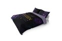 Pościel bawełniana 220x200 Queen kwiaty fioletowa czarna 4332 A Home 130 Pościel bawełniana 220x200 Queen kwiaty fioletowa czarna 4332 A Home 130