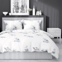Pościel satynowa 220x200 biała niebieska kwiaty 4403 A Home Satin 122 Pościel satynowa 220x200 biała niebieska kwiaty 4403 A Home Satin 122