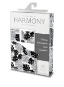 Pościel z mikrofibry 220x200 Harmony 16 liście monstery biała czarna Faro Pościel z mikrofibry 220x200 Harmony 16 liście monstery biała czarna Faro