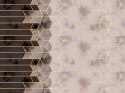 Poszewka bawełniana 50x60 geometria beżowa brązowa 1537N Classic Poszewka bawełniana 50x60 geometria beżowa brązowa 1537N Classic