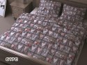 Poszwa bawełniana 200x220 617E Serca Szara różowe Poszwa bawełniana 200x220 617E Serca Szara różowe