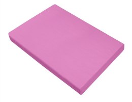 Prześcieradło bawełniane 160x210 różowe pudrowe bez gumki Bielbaw