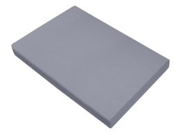 Prześcieradło bawełniane 160x210 stalowe bez gumki Bielbaw