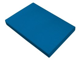 Prześcieradło bawełniane 160x210 turkusowe bez gumki Bielbaw