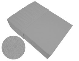 Prześcieradło frotte 140x200 stalowe z gumką Bielbaw
