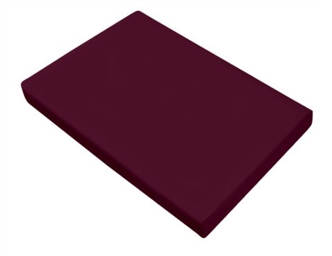 Prześcieradło satynowe 160x210 burgund bez gumki Greno Prześcieradło satynowe 160x210 burgund bez gumki Greno