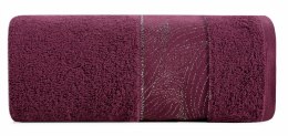 Ręcznik Mariel 50x90 bordowy frotte 500g/m2 Eurofirany
