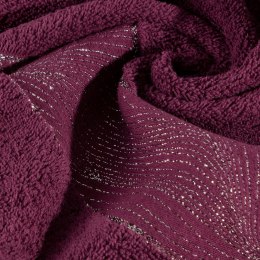 Ręcznik Mariel 50x90 bordowy frotte 500g/m2 Eurofirany