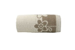 Ręcznik Paloma 2 70x140 beżowy kwiatki 450g/m2 Greno