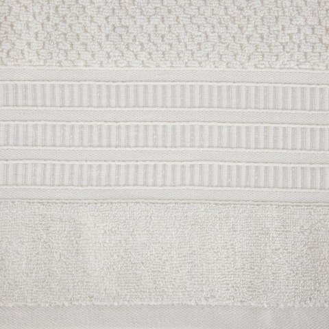 Ręcznik Rosita 50x90 kremowy o ryżowej strukturze 500g/m2 Eurofirany Ręcznik Rosita 50x90 kremowy o ryżowej strukturze 500g/m2 Eurofirany