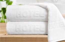 Ręcznik hotelowy 70x140 Baden biały frotte 500g/m2 Greno