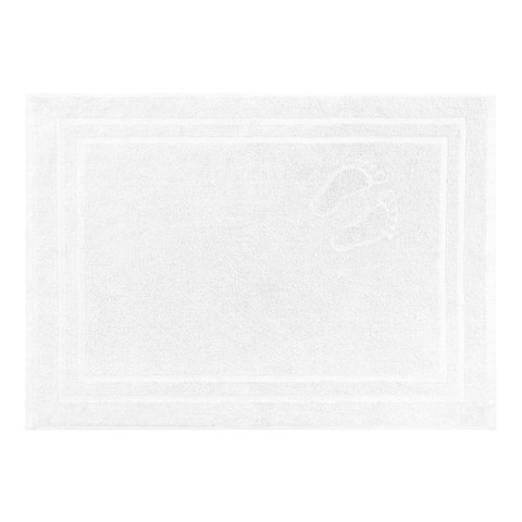 Dywanik łazienkowy 50x70 Mondo biały bawełniany frotte 650g/m2 Dywanik łazienkowy 50x70 Mondo biały bawełniany frotte 650g/m2