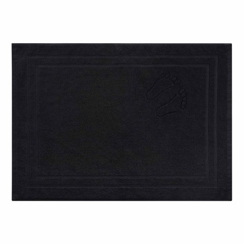 Dywanik łazienkowy 50x70 Mondo czarny bawełniany frotte 650g/m2 Dywanik łazienkowy 50x70 Mondo czarny bawełniany frotte 650g/m2