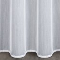 Firana 140x260 Mirea biała błyszcząca gotowa na przelotkach Eurofirany