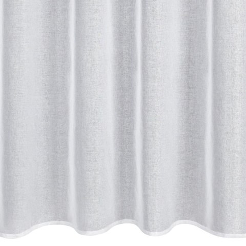 Firana 140x270 Lena biała srebrna z błyszczącym nadrukiem gotowa na taśmie Eurofirany Firana 140x270 Lena biała srebrna z błyszczącym nadrukiem gotowa na taśmie Eurofirany