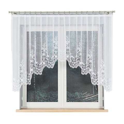Firana 330x130 Berenika biała żakardowa gotowa 004304/FBL/001/330130/1 Firana 330x130 Berenika biała żakardowa gotowa 004304/FBL/001/330130/1