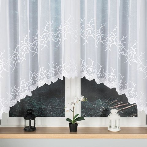 Firana 520x160 Bakaro biała żakardowa gotowa 023297/FBL/001/520160/1 Firana 520x160 Bakaro biała żakardowa gotowa 023297/FBL/001/520160/1