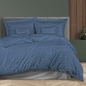 Pościel bambusowa 160x200 niebieska paski satyna bawełniana jednobarwna 2 poszewki 70x80 Bamboo 23 Pościel bambusowa 160x200 niebieska paski satyna bawełniana jednobarwna 2 poszewki 70x80 Bamboo 23