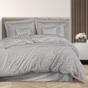 Pościel bambusowa 220x200 szara paski satyna bawełniana jednobarwna 2 poszewki 70x80 Bamboo 23 Pościel bambusowa 220x200 szara paski satyna bawełniana jednobarwna 2 poszewki 70x80 Bamboo 23