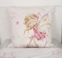 Pościel bawełniana 140x200 Little Fairy wróżka biała różowa poszewka 70x90 H23 Pościel bawełniana 140x200 Little Fairy wróżka biała różowa poszewka 70x90 H23