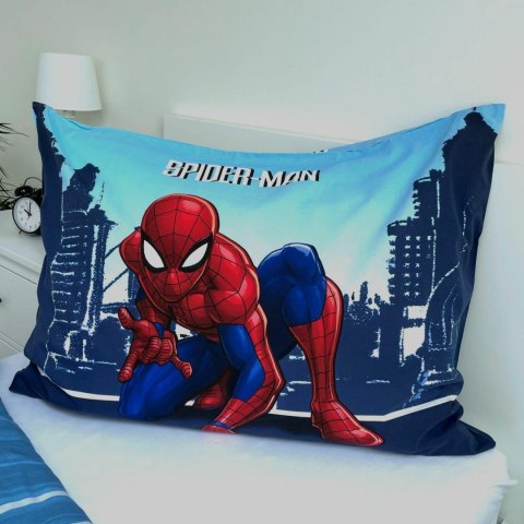 Pościel bawełniana 140x200 Spider-man człowiek pająk niebieska poszewka 50x70 JF 02 Pościel bawełniana 140x200 Spider-man człowiek pająk niebieska poszewka 50x70 JF 02