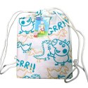 Pościel bawełniana 140x200 Świnka Peppa kolorowa PE-3266BL poszewka 70x90 + worek bawełniany Halantex Pościel bawełniana 140x200 Świnka Peppa kolorowa PE-3266BL poszewka 70x90 + worek bawełniany Halantex