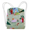 Pościel bawełniana 140x200 Świnka Peppa zielona PE-3240BL poszewka 70x90 + worek bawełniany Halantex Pościel bawełniana 140x200 Świnka Peppa zielona PE-3240BL poszewka 70x90 + worek bawełniany Halantex