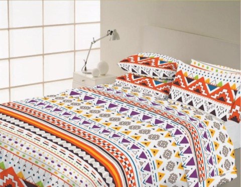 Pościel bawełniana 220x200 Vanille geometria kolorowa Faro Pościel bawełniana 220x200 Vanille geometria kolorowa Faro