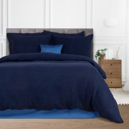 Pościel frotte 200x220 granatowa 026 jednobarwna Darymex
