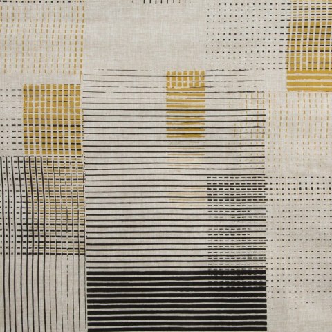 Pościel z mikrowłókna 220x200 Lea 06 geometria szara beżowa żółta D91 Pościel z mikrowłókna 220x200 Lea 06 geometria szara beżowa żółta D91