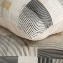 Pościel z mikrowłókna 220x200 Lea 06 geometria szara beżowa żółta D91 Pościel z mikrowłókna 220x200 Lea 06 geometria szara beżowa żółta D91