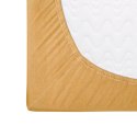 Prześcieradło jersey z gumką 180x200 042 musztardowe Darymex Prześcieradło jersey z gumką 180x200 042 musztardowe Darymex