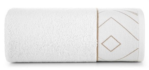 Ręcznik 50x90 Blanka 9 biały złoty geomatria 500g/2 frotte Limited Collection Eurofirany Ręcznik 50x90 Blanka 9 biały złoty geomatria 500g/2 frotte Limited Collection Eurofirany