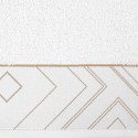 Ręcznik 50x90 Blanka 9 biały złoty geomatria 500g/2 frotte Limited Collection Eurofirany Ręcznik 50x90 Blanka 9 biały złoty geomatria 500g/2 frotte Limited Collection Eurofirany