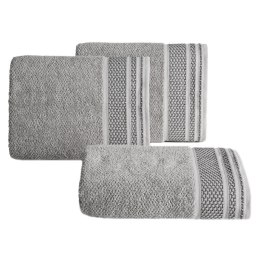 Ręcznik 50x90 Suzana srebrny frotte 500g/m2 Eurofirany