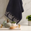 Ręcznik 50x90 Victoria 8 czarny złoty liście 500g/2 frotte Limited Collection Eurofirany Ręcznik 50x90 Victoria 8 czarny złoty liście 500g/2 frotte Limited Collection Eurofirany