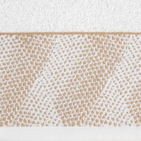 Ręcznik 70x140 Blanca 12 biały złoty geometria 500g/2 frotte Limited Collection Eurofirany Ręcznik 70x140 Blanca 12 biały złoty geometria 500g/2 frotte Limited Collection Eurofirany