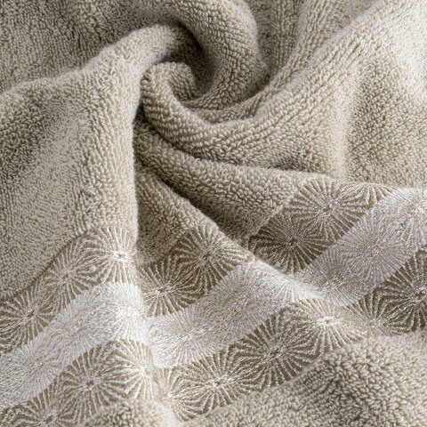 Ręcznik 70x140 Malika beżowy frotte 500g/m2 Eurofirany Ręcznik 70x140 Malika beżowy frotte 500g/m2 Eurofirany