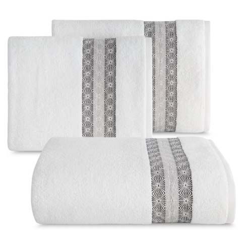 Ręcznik 70x140 Malika biały frotte 500g/m2 Eurofirany Ręcznik 70x140 Malika biały frotte 500g/m2 Eurofirany