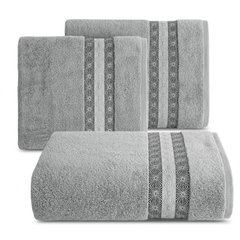 Ręcznik 70x140 Malika srebrny frotte 500g/m2 Eurofirany Ręcznik 70x140 Malika srebrny frotte 500g/m2 Eurofirany