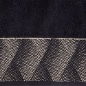 Ręcznik 70x140 Victoria 12 czarny złoty geometria 500g/2 frotte Limited Collection Eurofirany Ręcznik 70x140 Victoria 12 czarny złoty geometria 500g/2 frotte Limited Collection Eurofirany